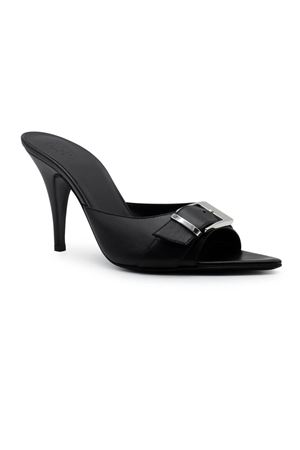 Black nappa leather Dorothy mules GIA BORGHINI | DOROTHYLNAP5000